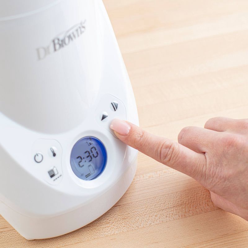 slide 16 of 20, Dr. Brown's Deluxe Baby Bottle Warmer & Sterilizer - White, 1 ct