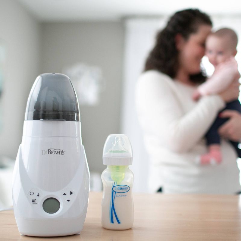slide 20 of 20, Dr. Brown's Deluxe Baby Bottle Warmer & Sterilizer - White, 1 ct
