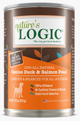 slide 1 of 1, Nature's Logic Canine Duck & Salmon Feast, 13.2 oz