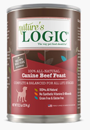 slide 1 of 1, Nature's Logic Canine Beef Feast, 13.2 oz