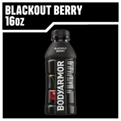 BODYARMOR Blackout Berry Electrolyte Sports Drink, 16 fl oz Bottle