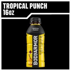 BODYARMOR Tropical Punch Electrolyte Sports Drink, 16 fl oz Bottle