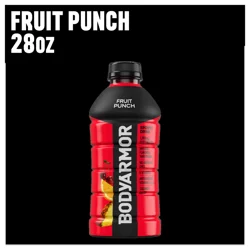 BODYARMOR Fruit Punch Electrolyte Sports Drink, 28 fl oz Bottle