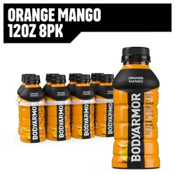 BODYARMOR Orange Mango Electrolyte Sports Drink, 12 fl oz Bottles, 8 Pack