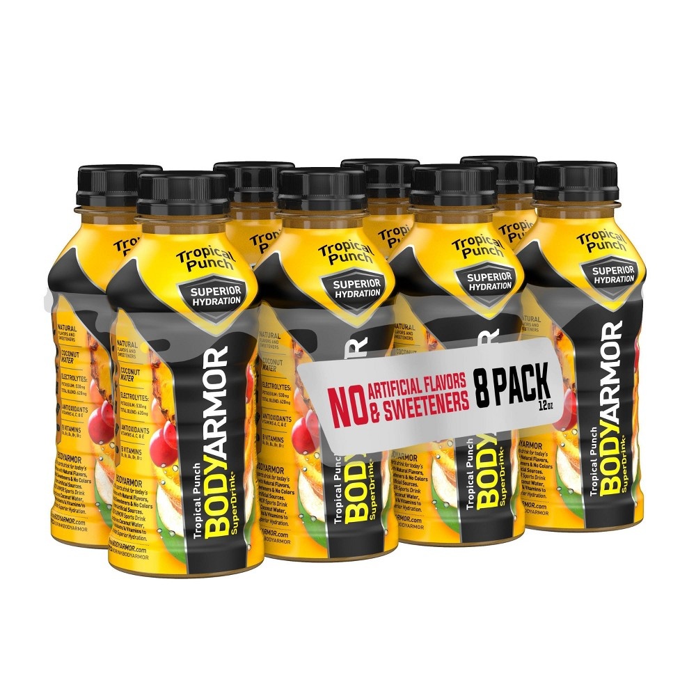 slide 3 of 5, BODYARMOR SuperDrink 8 Pack Tropical Punch Sports Drink 8 ea - 8 ct, 8 ct