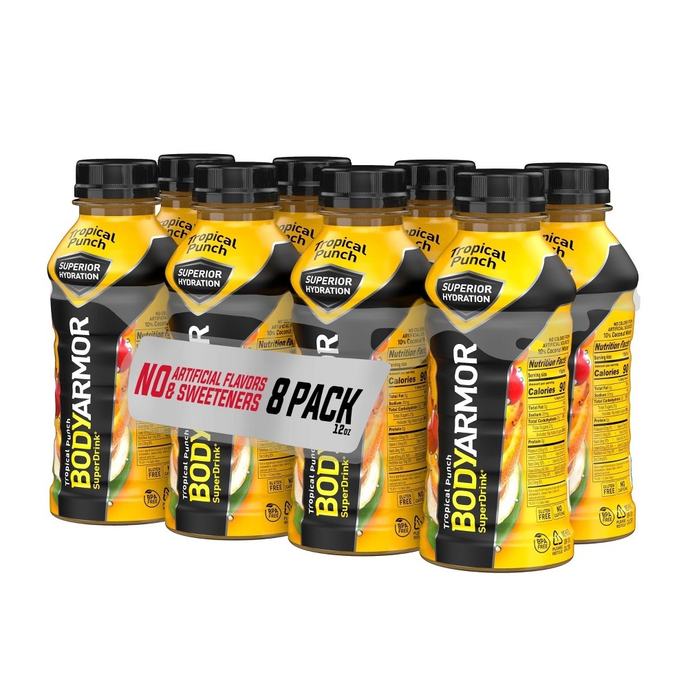 slide 4 of 5, BODYARMOR SuperDrink 8 Pack Tropical Punch Sports Drink 8 ea - 8 ct, 8 ct