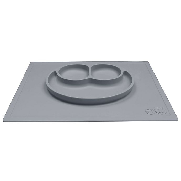 slide 6 of 6, ezpz Happy Mat Placemat - Grey, 1 ct