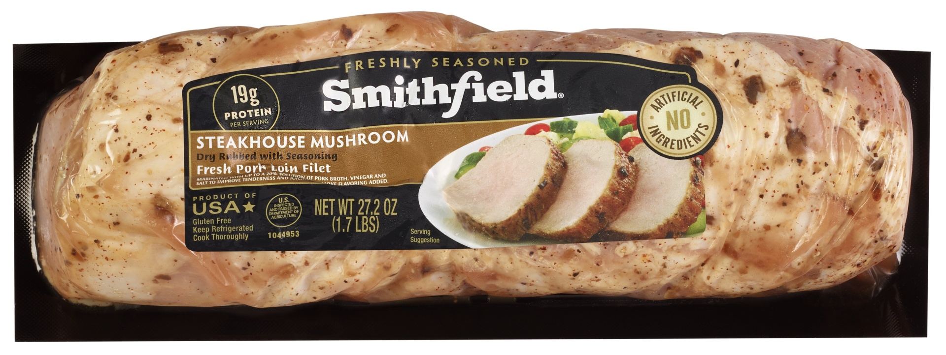slide 1 of 1, Smithfield Pork Loin 27.2 oz, 27.2 oz