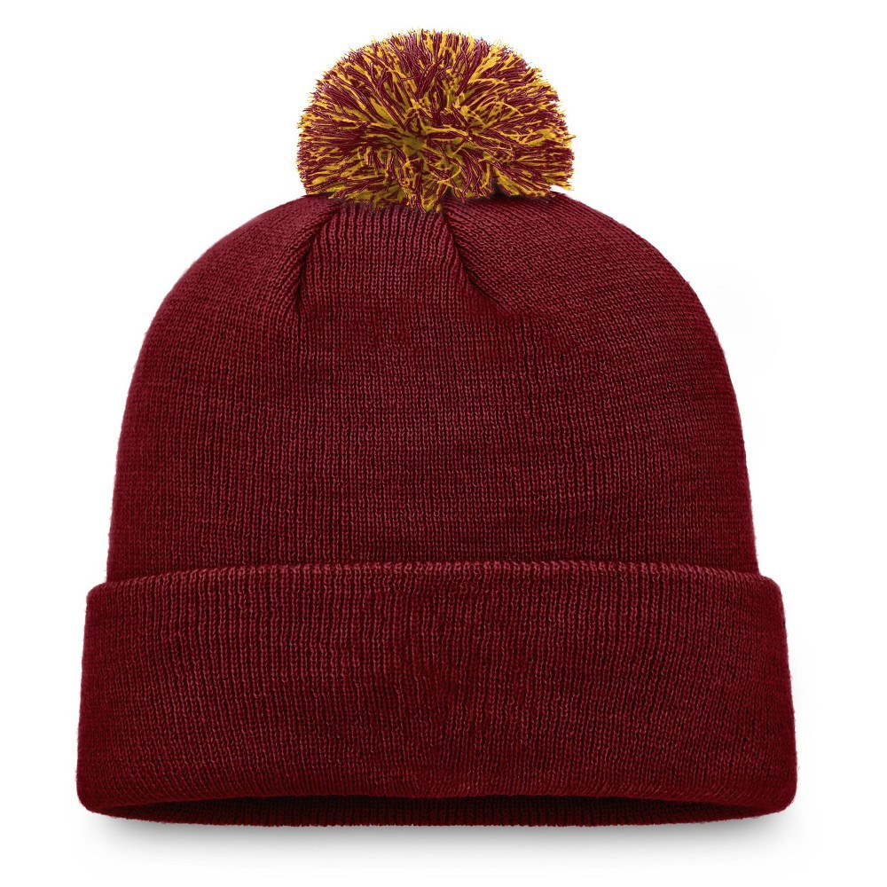 slide 2 of 2, NCAA Arizona State Sun Devils Adult Knit Cuffed Beanie with Pom, 1 ct