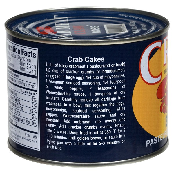 slide 5 of 17, Boss Handpick Pasteurized Crab Meat, Claw, 16 oz, 16 oz