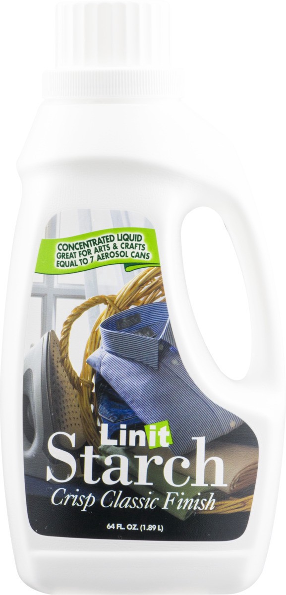 slide 4 of 9, Linit Liquid Starch, 64 fl oz