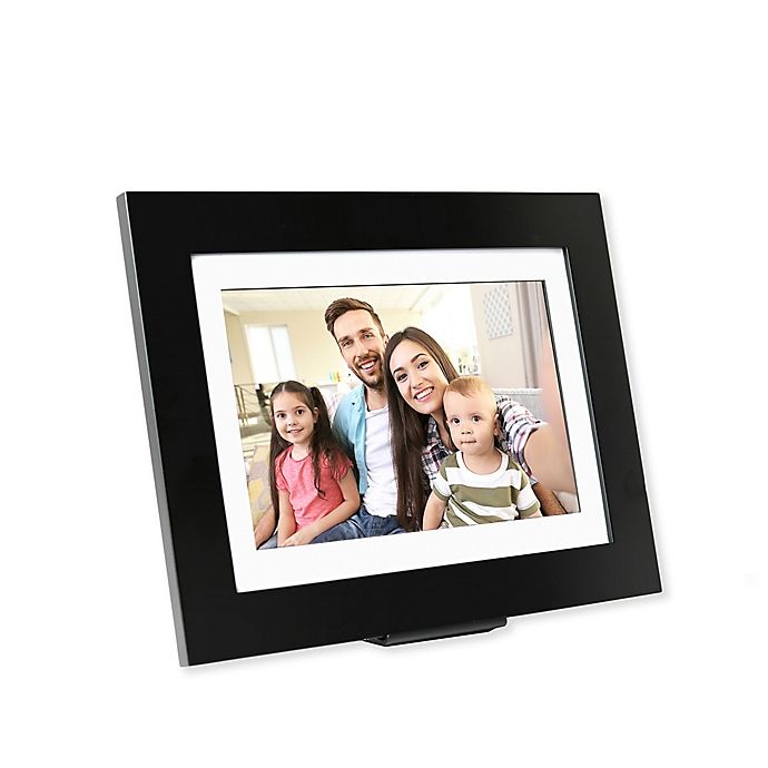 slide 2 of 4, Brookstone PhotoShare Friends and Family Medium Smart Frame - Black, 1 ct