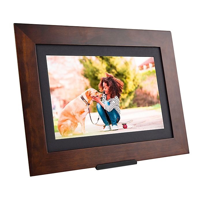 slide 4 of 11, Brookstone PhotoShare Friends and Family Large Smart Frame - Espresso, 1 ct