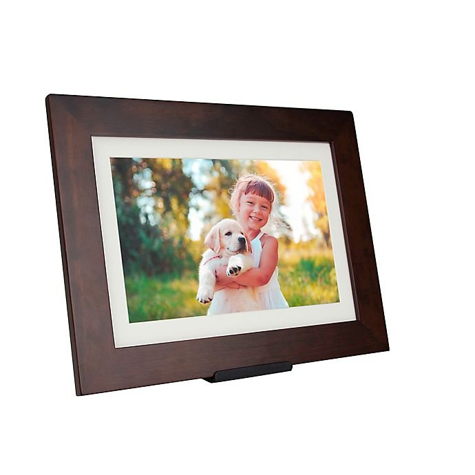 slide 10 of 11, Brookstone PhotoShare Friends and Family Large Smart Frame - Espresso, 1 ct