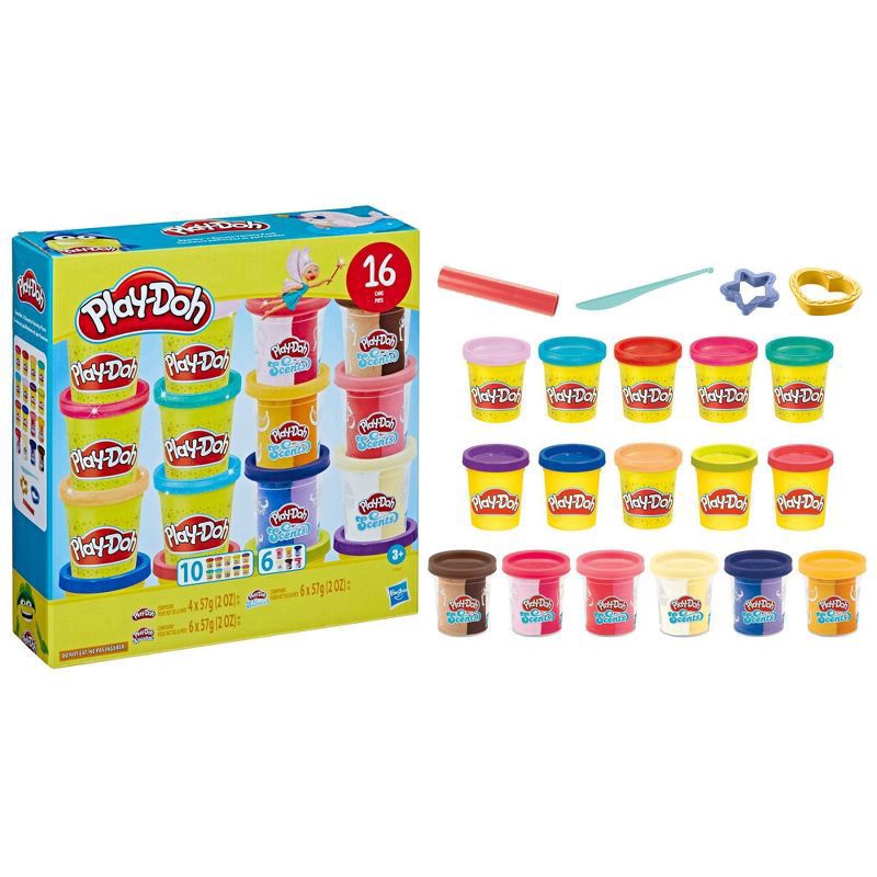slide 7 of 7, Play-Doh Sparkle and Scents Variety Pack, 1 ct