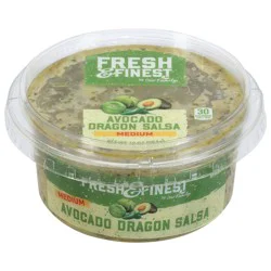 Fresh & Finest by Our Family Medium Avocado Dragon Salsa 10 oz