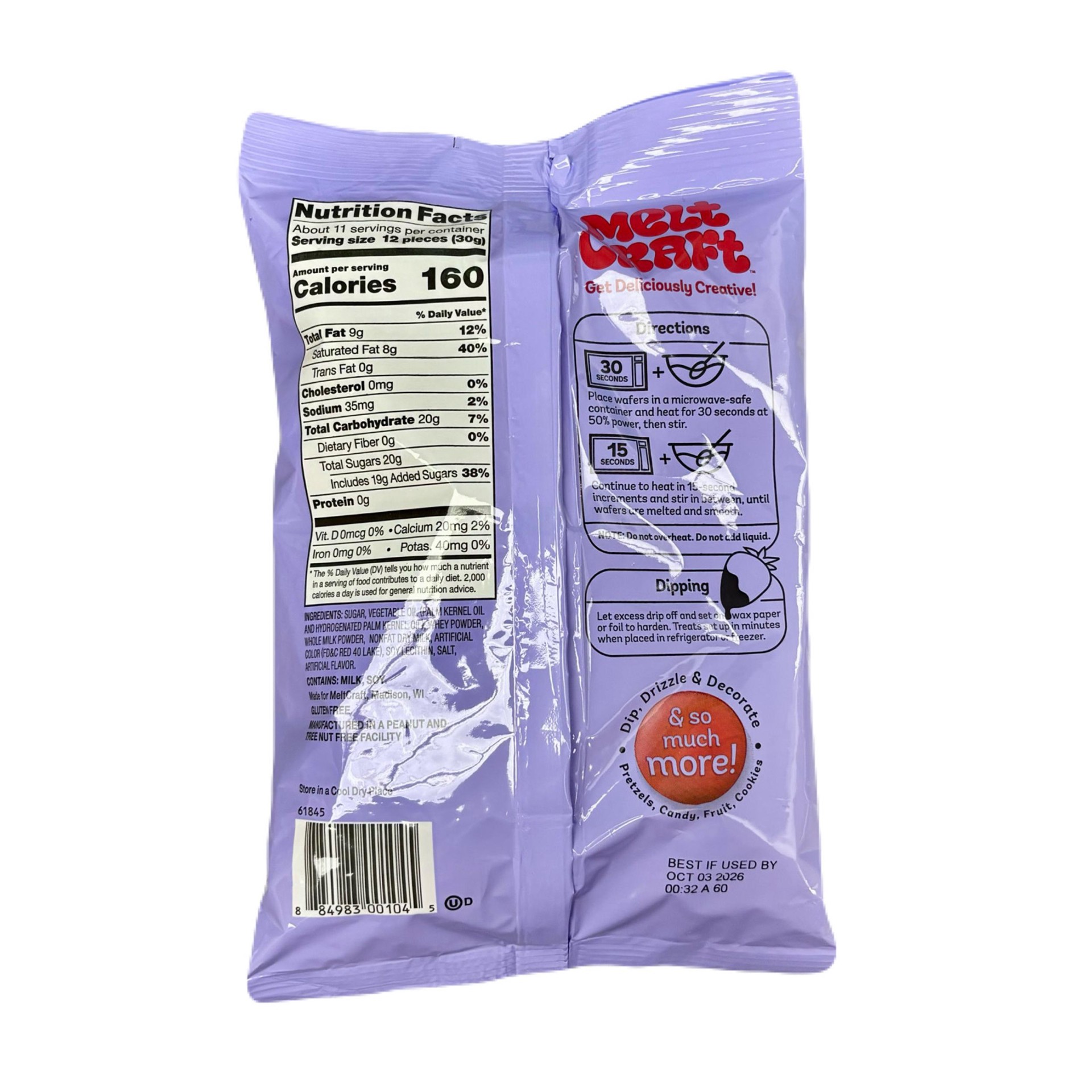 slide 3 of 3, Melt Craft Vanilla Candy Wafers, 12 oz