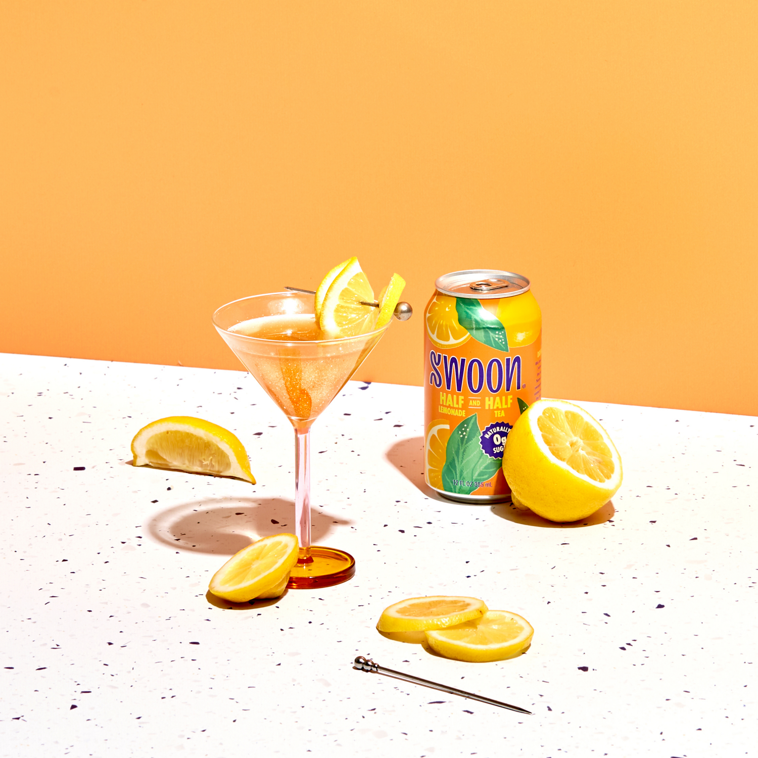 slide 5 of 5, Swoon Zero Sugar Half and Half Lemonade - 12 fl oz, 12 fl oz