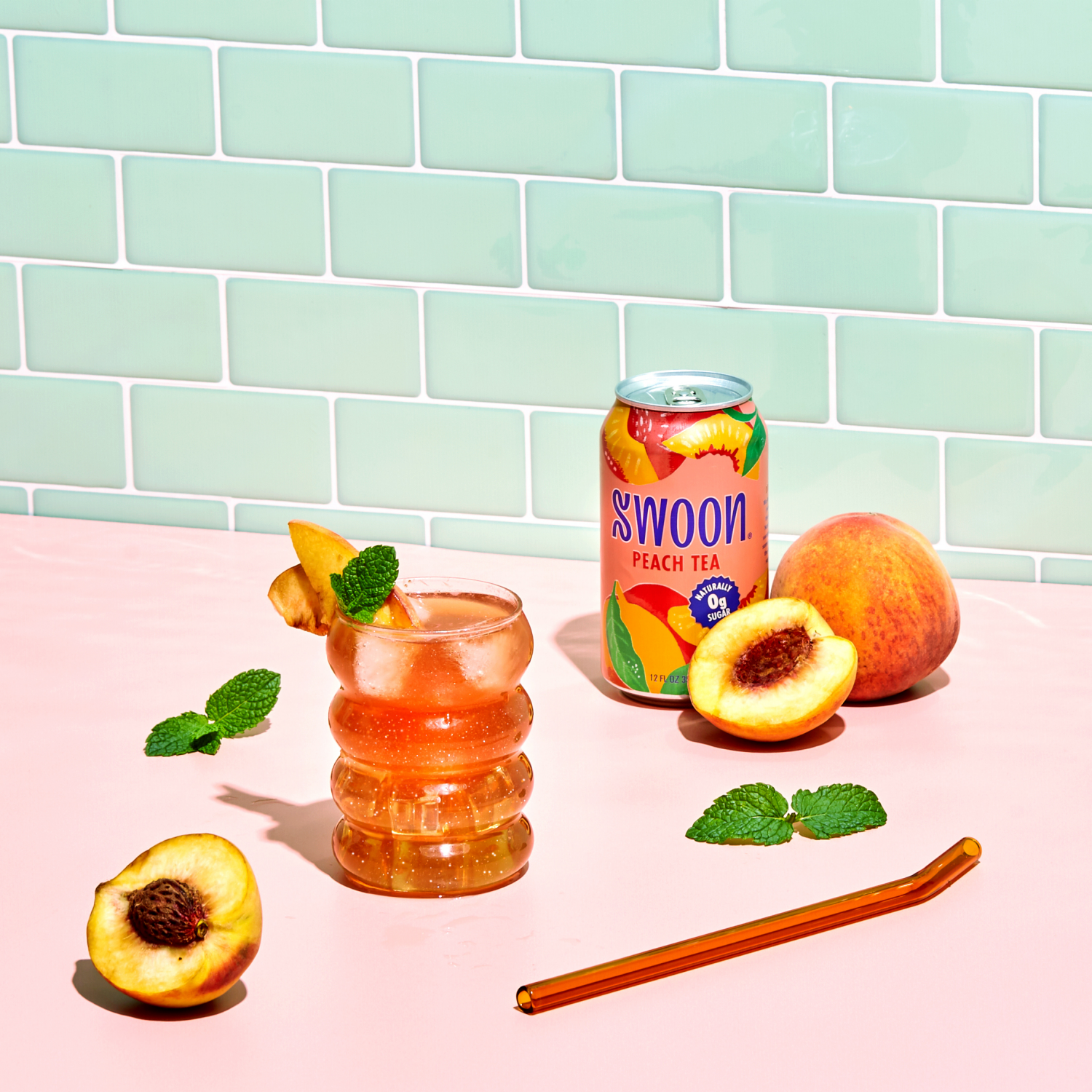 slide 5 of 5, Swoon Peach Tea - 12 fl oz, 12 fl oz