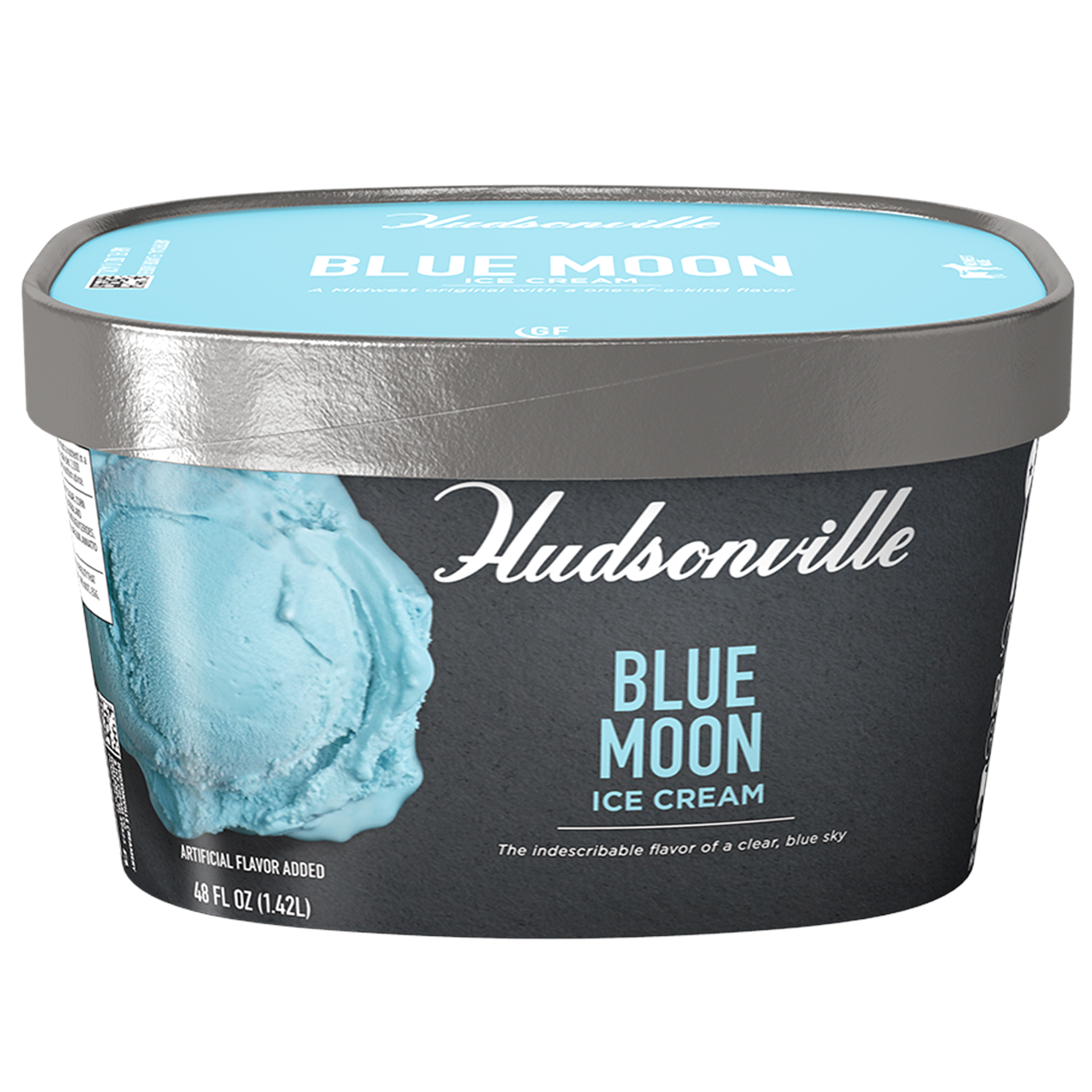 slide 13 of 21, Hudsonville Ice Cream Blue Moon, 48 fl oz