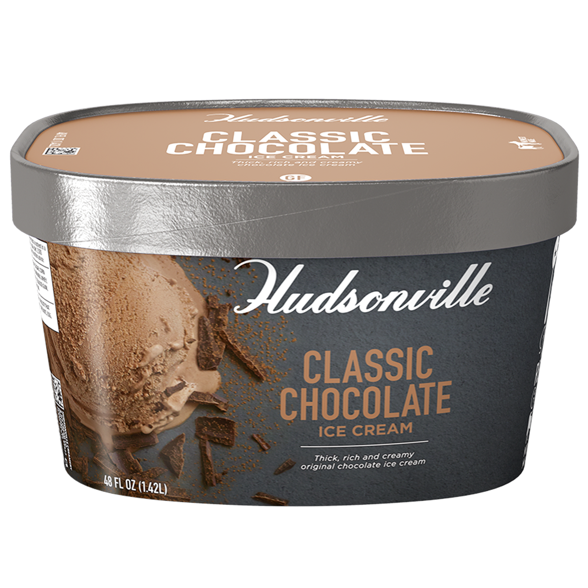 slide 13 of 21, Hudsonville Ice Cream Chocolate, 48 fl oz