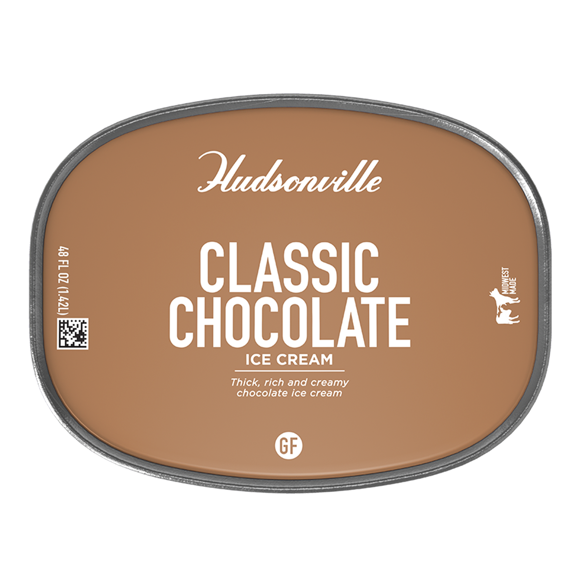 slide 9 of 21, Hudsonville Ice Cream Chocolate, 48 fl oz