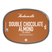 slide 9 of 21, Hudsonville Ice Cream Double Chocolate Almond, 48 oz