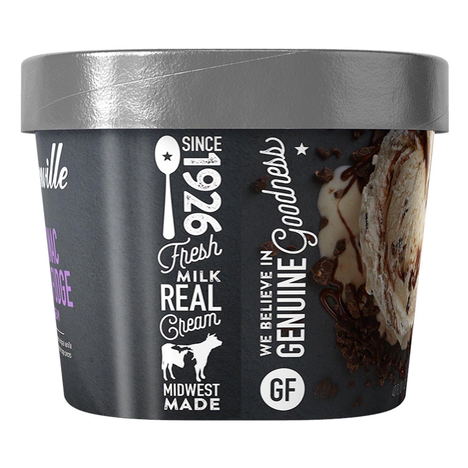 slide 3 of 4, Hudsonville Mackinac Island Fudge Ice Cream 48 fl oz, 48 fl oz