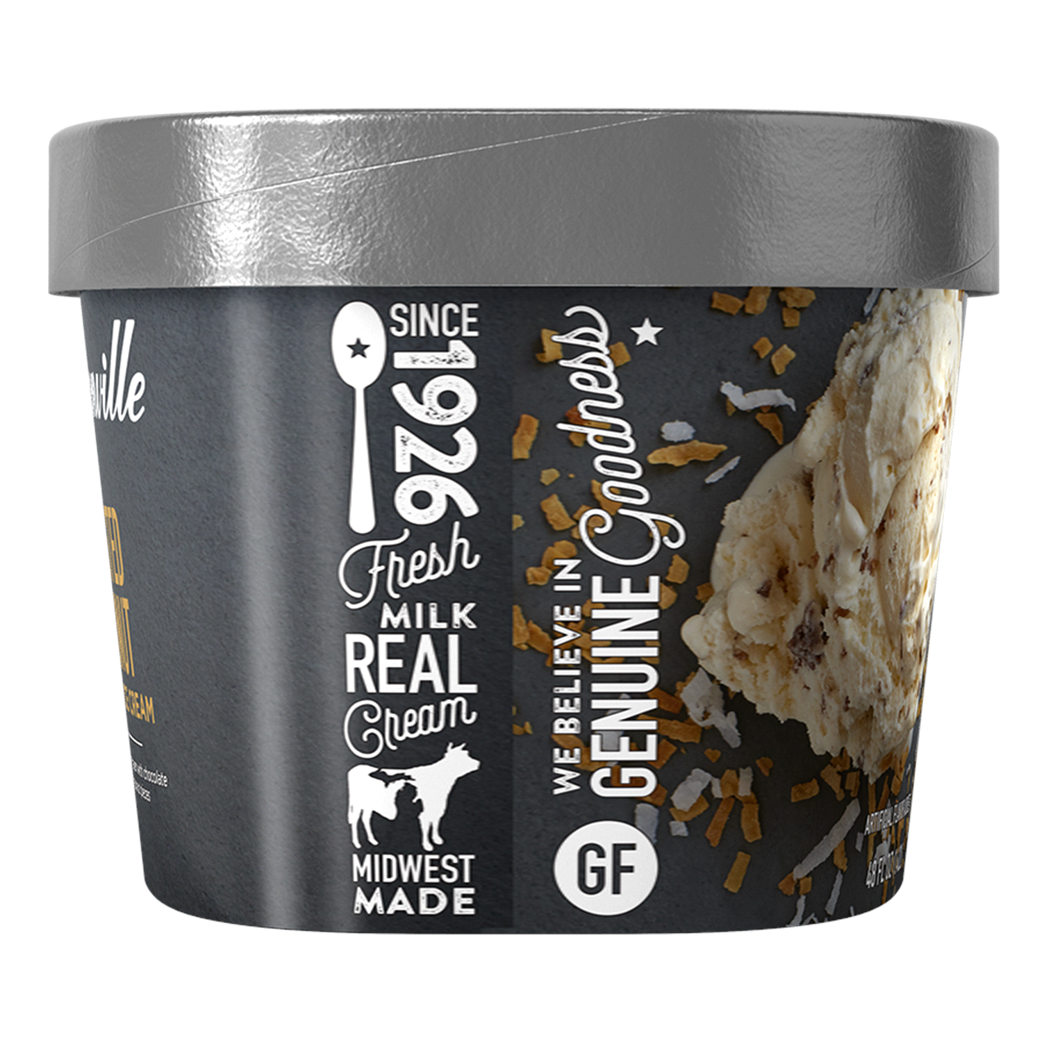 slide 3 of 4, Hudsonville Ice Cream Toasted Coconut, 48 oz