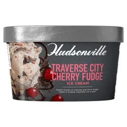 Hudsonville Traverse City Cherry Fudge Ice Cream 48 fl oz