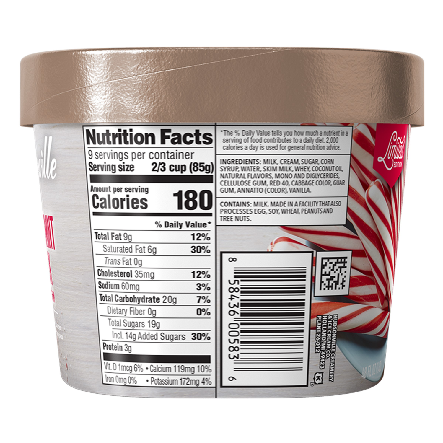 slide 3 of 6, Hudsonville Ice Cream Tropical Twist, 48 oz