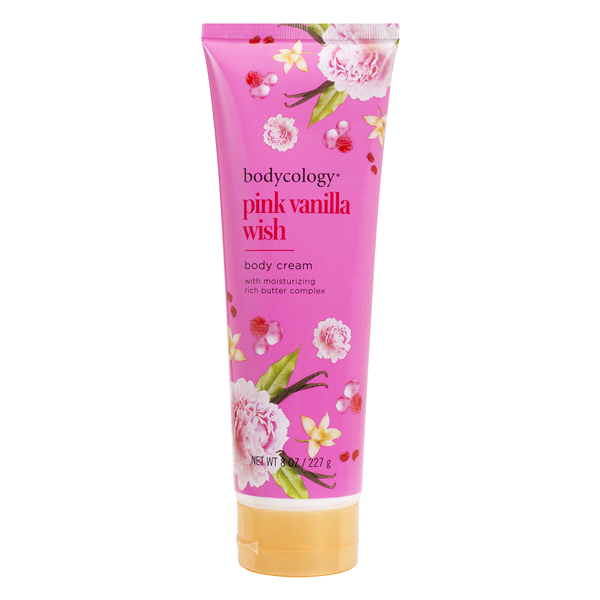 slide 1 of 1, bodycology Pink Vanilla Wish Body Cream, 8 oz