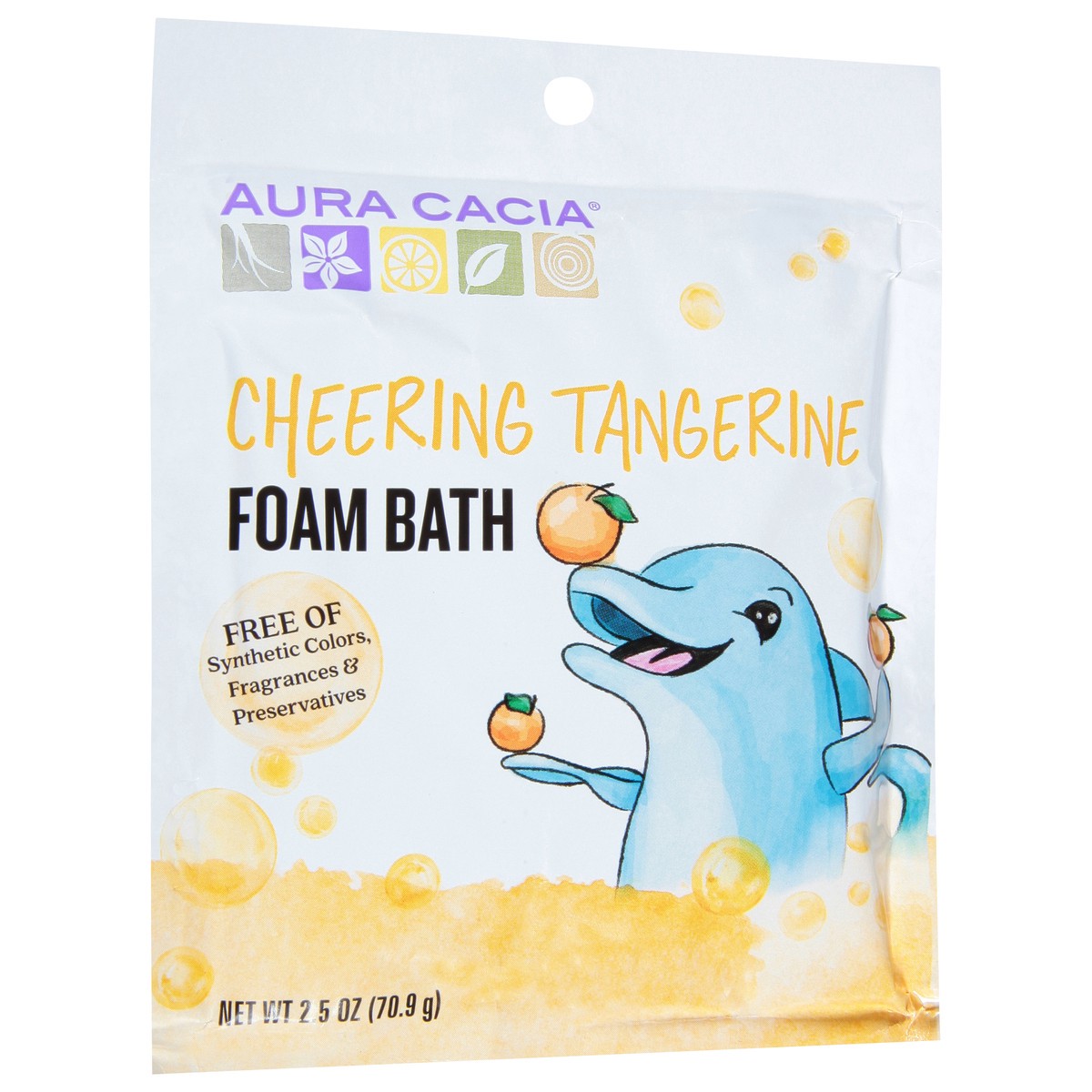 slide 2 of 9, Aura Cacia Cheering Aromatherapy Foam Bath For Kids, 2.5 oz