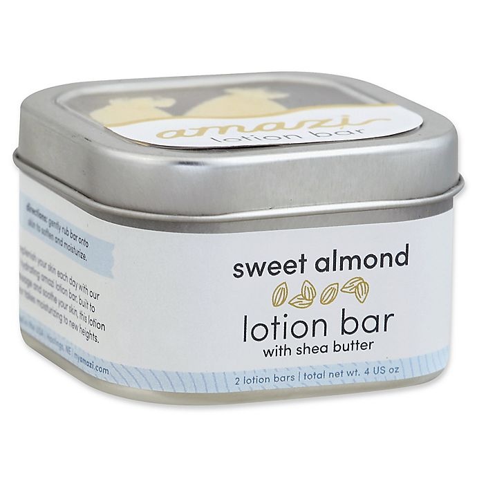 slide 1 of 1, Amazi Lotion Bar with Shea Butter - Sweet Almond, 3.9 oz