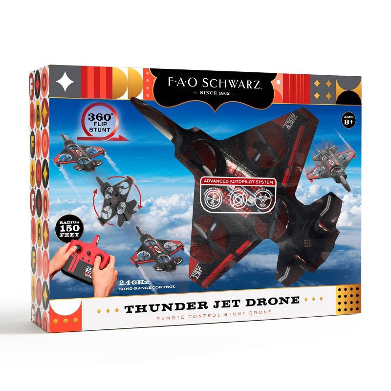 slide 5 of 6, FAO Schwarz Thunderbolt Jet X2 Drone, 1 ct