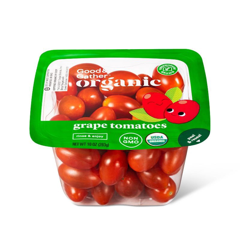 slide 3 of 4, Organic Grape Tomatoes - 10oz - Good & Gather™, 10 oz