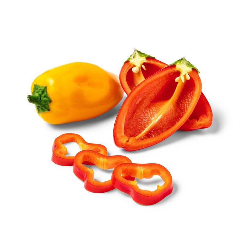 slide 3 of 4, Organic Mini Sweet Peppers - 8oz - Good & Gather™, 8 oz