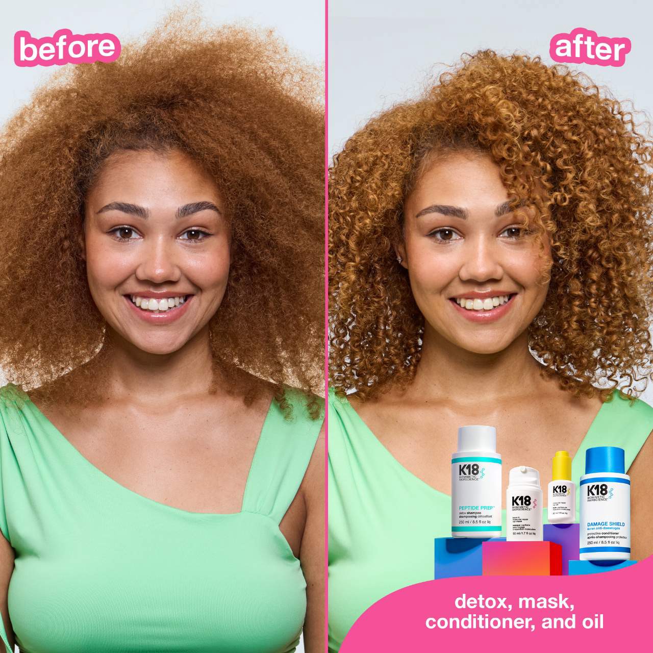 slide 2 of 11, K18 Biomimetic Hairscience Mini Leave-In Molecular Repair Hair Mask 0.5 oz/ 15 mL,