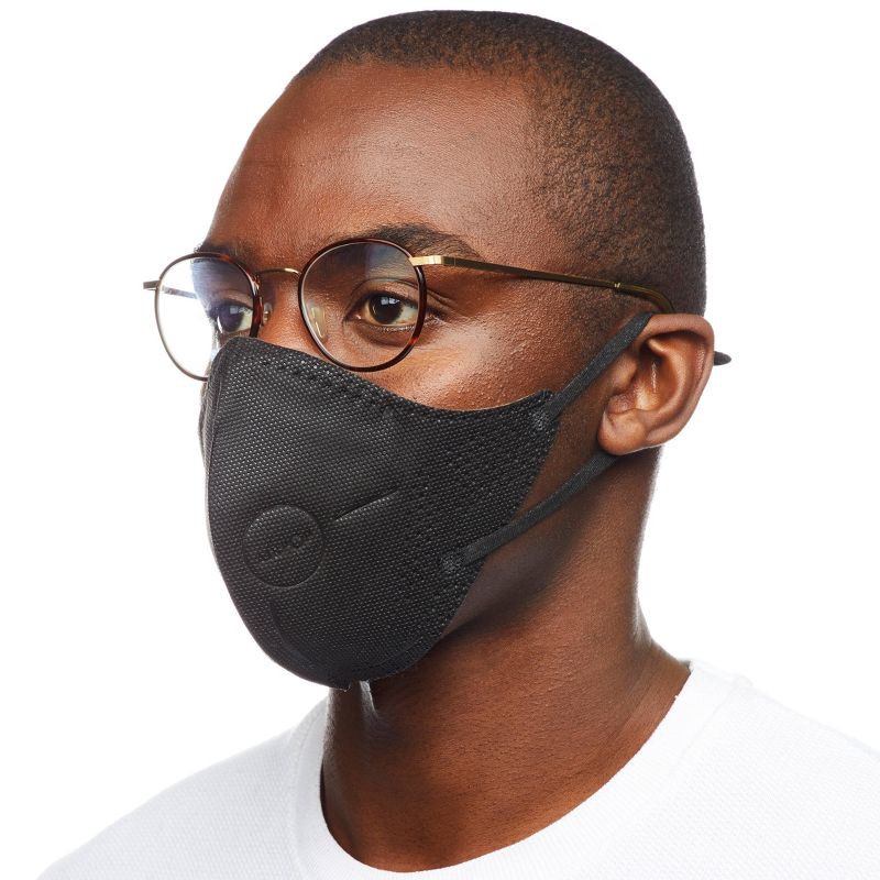 slide 5 of 13, AirPop Light SE KN95 Facemask - Black, 1 ct