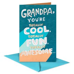 Carlton Cards Father's Day Card for Grandpa, Cool and Fun