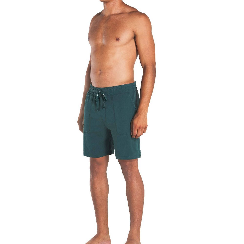 slide 6 of 6, Pair of Thieves Men's Super Soft Lounge Pajama Shorts - Dark Teal Blue S, 1 ct