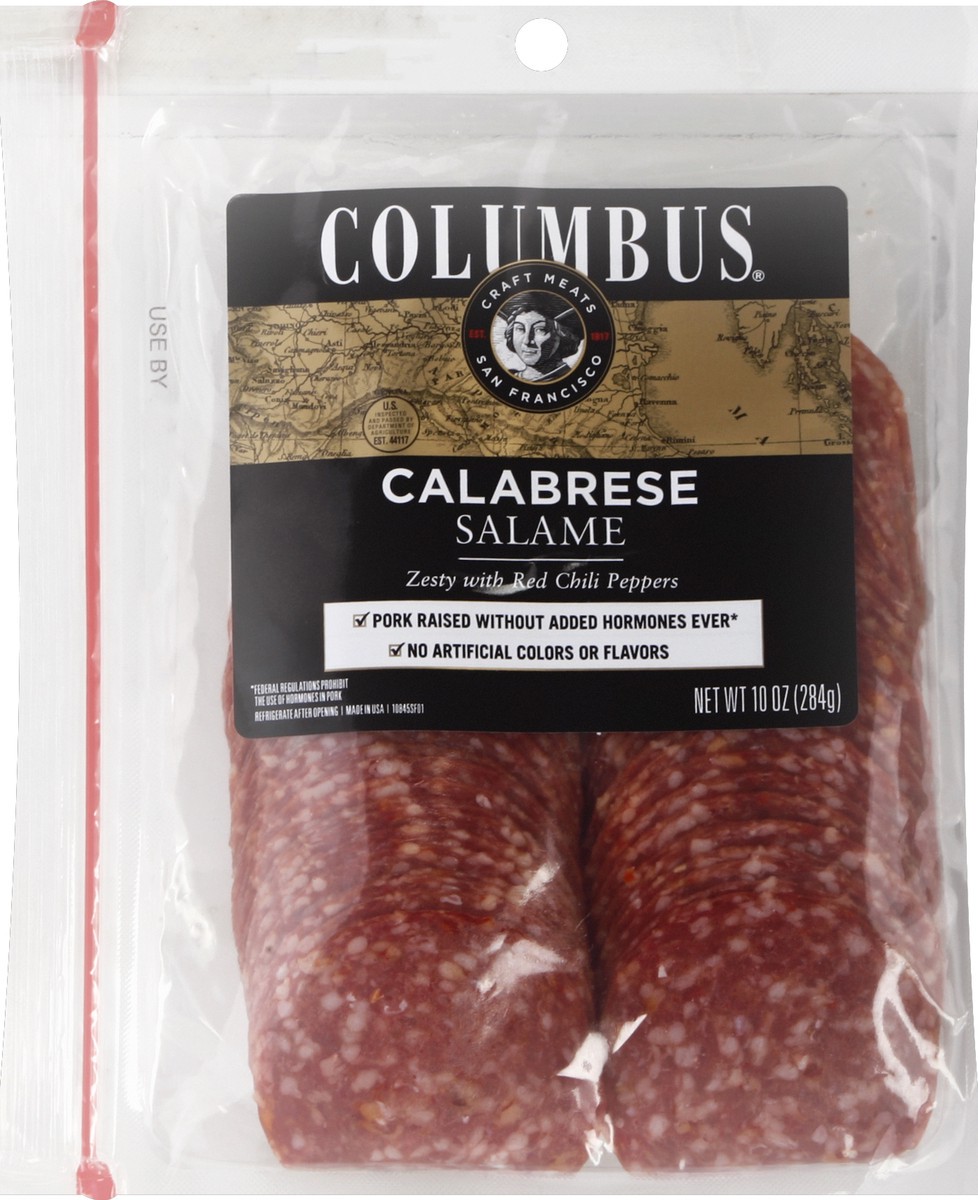 slide 3 of 3, Columbus Calabrese Salame 10 oz, 10 oz