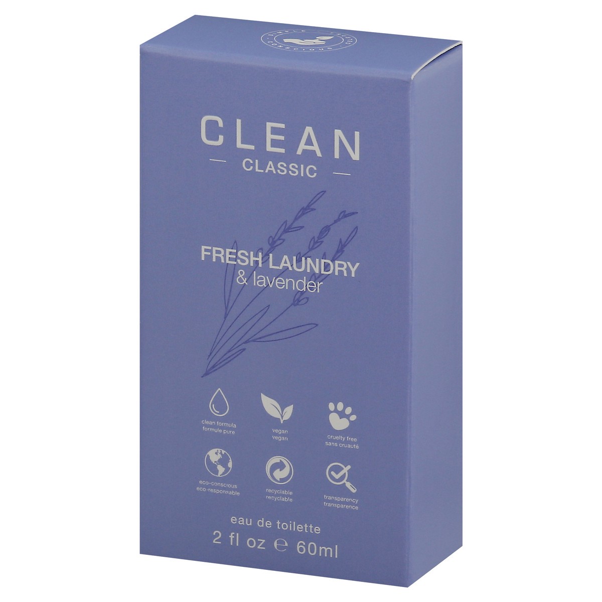 slide 9 of 9, Clean Classic Fresh Laundry & Lavender Eau De Toilette 2 oz, 2 oz