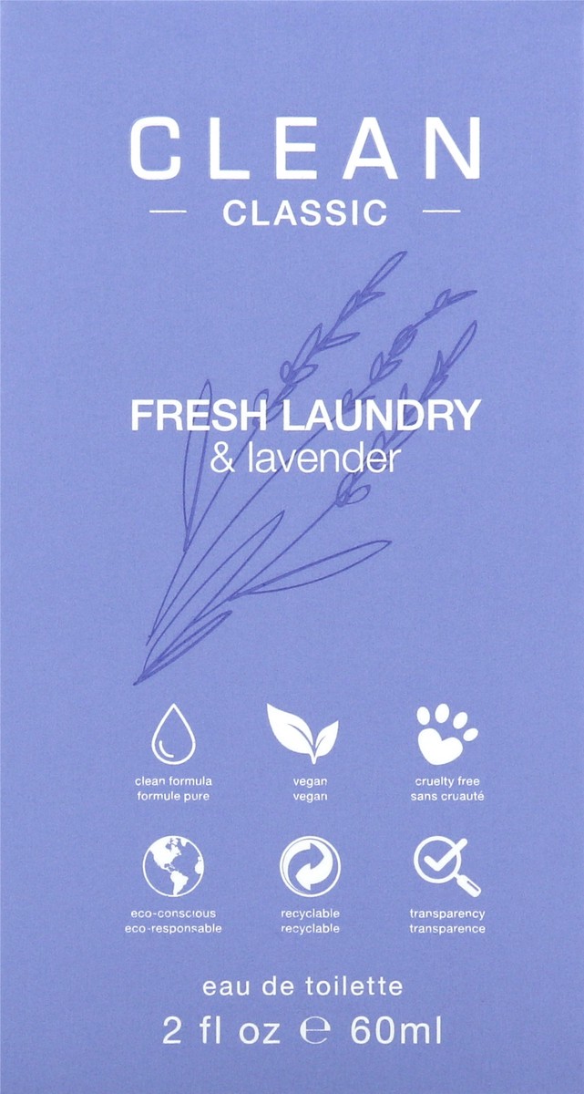 slide 3 of 9, Clean Classic Fresh Laundry & Lavender Eau De Toilette 2 oz, 2 oz