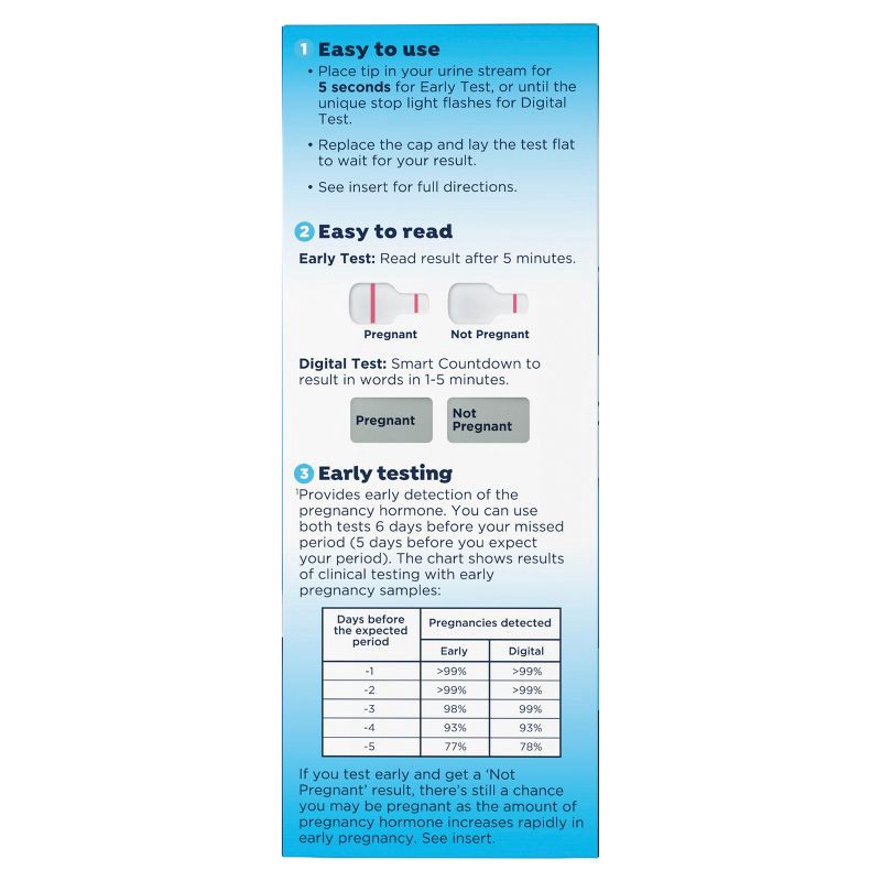 slide 2 of 11, Clearblue Combo Pregnancy Tests - 10ct, 10 ct