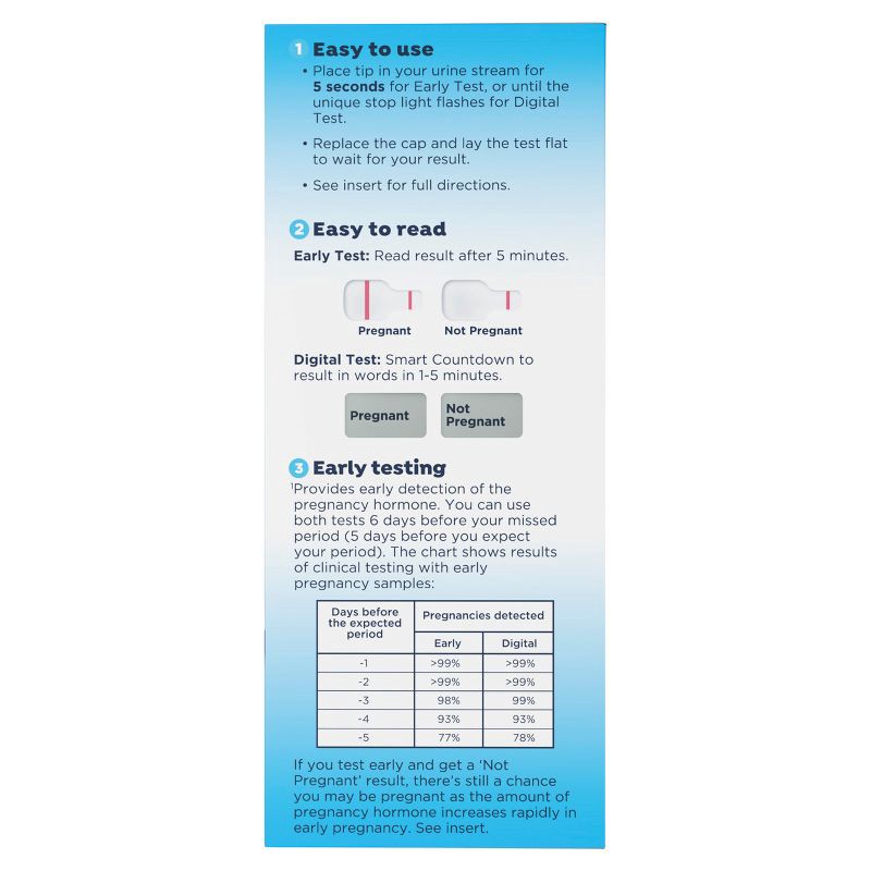 slide 2 of 11, Clearblue Combo Pregnancy Tests - 10ct, 10 ct