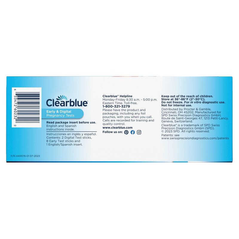 slide 3 of 11, Clearblue Combo Pregnancy Tests - 10ct, 10 ct