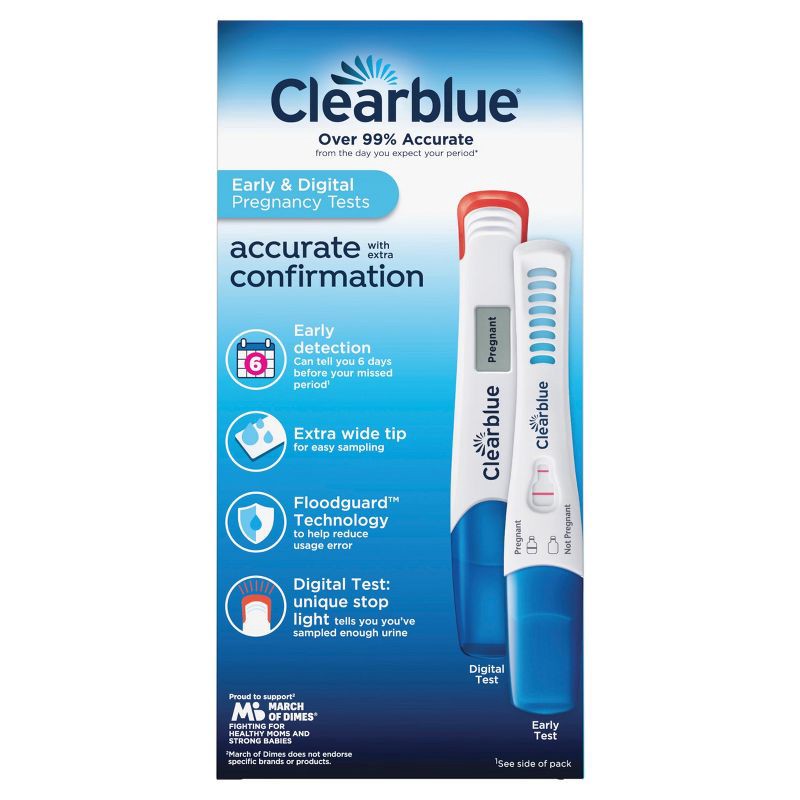 slide 11 of 11, Clearblue Combo Pregnancy Tests - 10ct, 10 ct