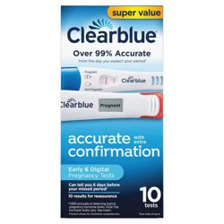 Clearblue Combo Pregnancy Tests - 10ct