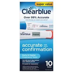 Clearblue Combo Pregnancy Tests - 10ct
